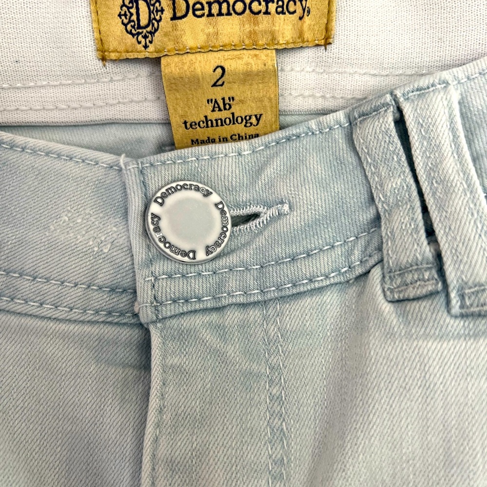 Democracy light blue denim size 2
